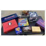 Bingo, Cranium, chess, Pictionary and more games