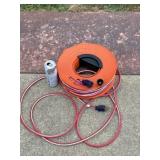 Cord wheel with extension cord