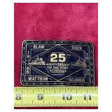 Brass Blaw-Knox 1965 - 1990 belt buckle