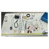 Jewelry including blue case