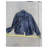Leather Marc New York leather jacket with zip in