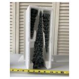Village pencil Pines set of 3 trees