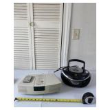 Bose speaker with remote and JVC cd portable