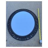 Black plastic mirror