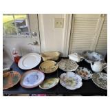 Ironstone tableware, Christmas plates, gravy