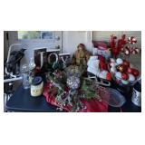 Christmas lot with ice skates, angels topper &