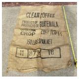 Clean Coffee gunny sack