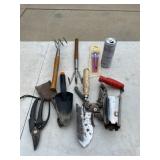 Paint brushes, shovels and more