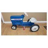 Ford 8000 cast aluminum pedal tractor with metal