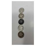 5. Mercury Dimes.
