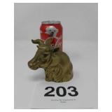 BRASS BULL HEAD