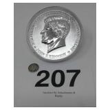 OVERSIZED 3 3/4" KENNEDY MEDAL