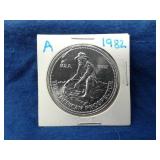 1982 1OZ. .999 FINE SILVER AMERICAN PROSPECTOR