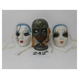 MARDI GRAS MASKS WALL:DECORATIONS