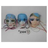 MARDI GRAS WALL MASKS