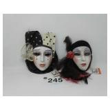 CLAY ART WALL MASKS