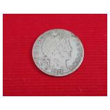 1911 Barber Silver Half Dollar