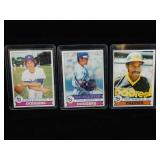 3 Baseball Cards