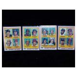 4 Rookie Baseball Cards