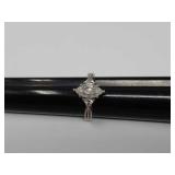Sterling Silver Ring - 4.3g - Size 9