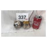 SILVER CREAMER & SUGAR BOWL