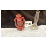 (2) oil lamps