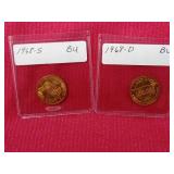 2 BU Pennies