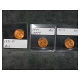 3 BU Pennies