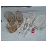 DOLL FURNITURE:WICKER