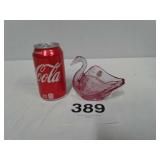 FENTON GLASS SWAN