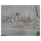 GLASSWARE:CREAM&SUGARS:HOMER LAUGHLIN DISHES:40TH