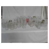 ASSORTMENT OF CANNING JARS:KC:KERR:BALL