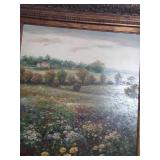 ORIGINAL SIGNED OIL PAINTING OF THE COUNRTY