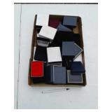 Flat of empty coin  boxes