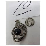 WADES S.A. STERLING BROOCH