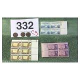 3 INDIAN CENTS & COLLECTIBLE STAMPS