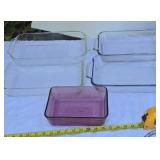 Casserole dishes Anchor, Pyrex