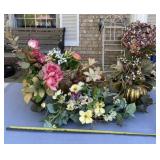 Silk flower arrangements