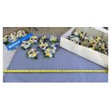 Several handmade table center pieces