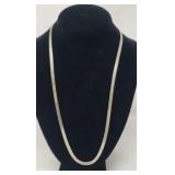 24" .025 Sterling Italy Necklace 11.58g