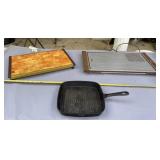 Salton Hotray, China skillet and warmer