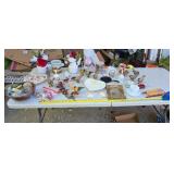 Home decor ,sea shells, wood caved birds and more
