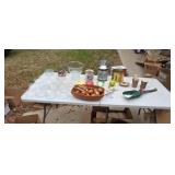 Dishes  wood fruit
