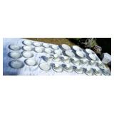 Royal Court Fine China set a few chips