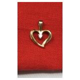 14K Yellow Gold Pendant .68g