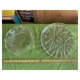 Glass fruit tray and Anchor Hocking prescut