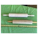 Two rolling pins
