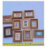 framed  3D stamps