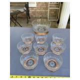 Arcoroc glass desert set