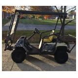 Yamaha gas golf cart runs two stroke